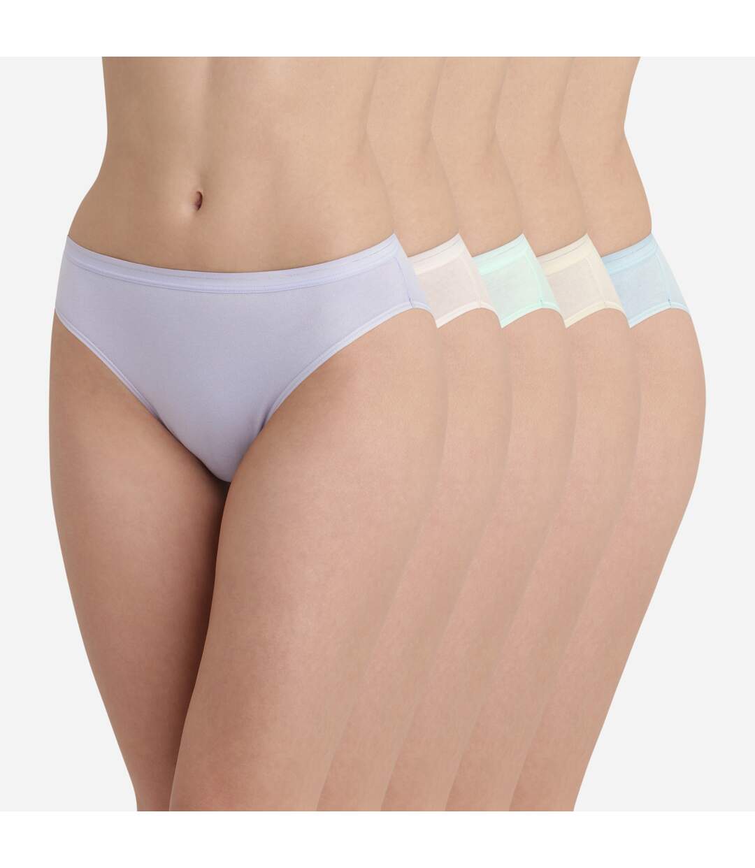 Lot de 5 Slips Coton Dim x Inès de La Fressange-1