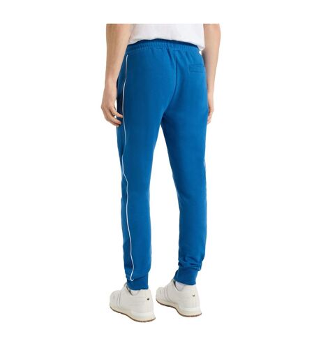 Mens Panelled Jogging Bottoms Classic Blue Brilliant White Umbro