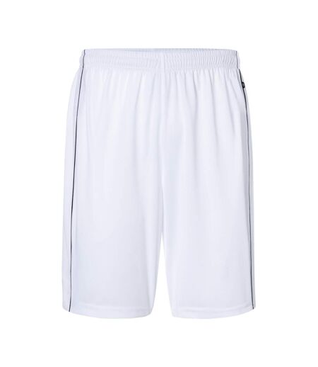 Short Basic Homme Blanc Noir James And Nicholson