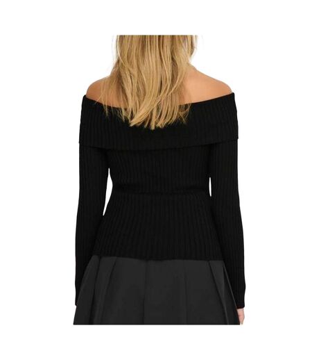 Pull en maille noir femme jdy shoulder - xl