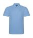 Mens pro polo shirt sky blue PRO RTX