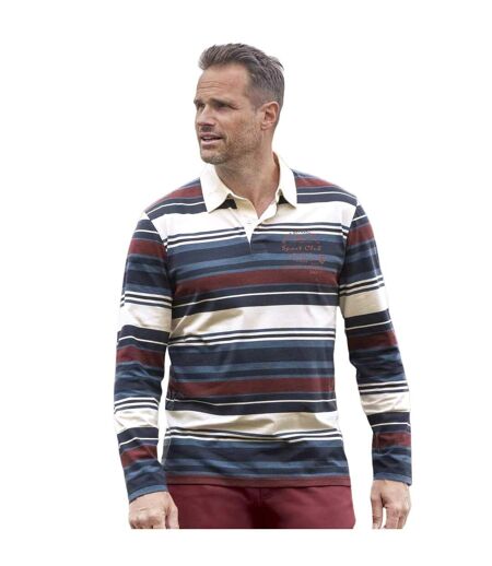 Polo homme bleu / bleu marine / bordeaux / blanc Atlas For Men