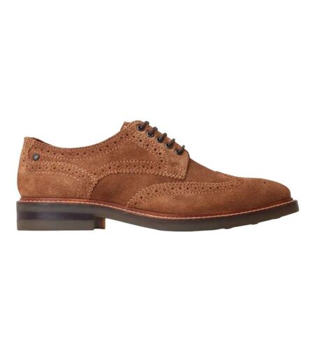 Mens hatfield classic leather brogues ginger Base London