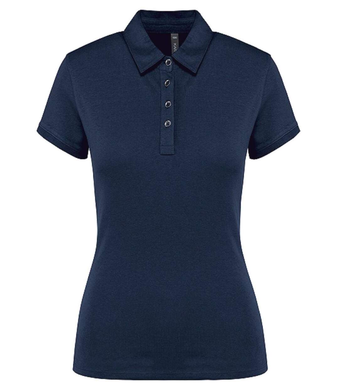 Polo jersey manches courtes - Femme - K263 - bleu marine-1