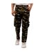 Pantalon De Jogging Motif/style Camouflage Adulte Vert Marron Honeymoon-1