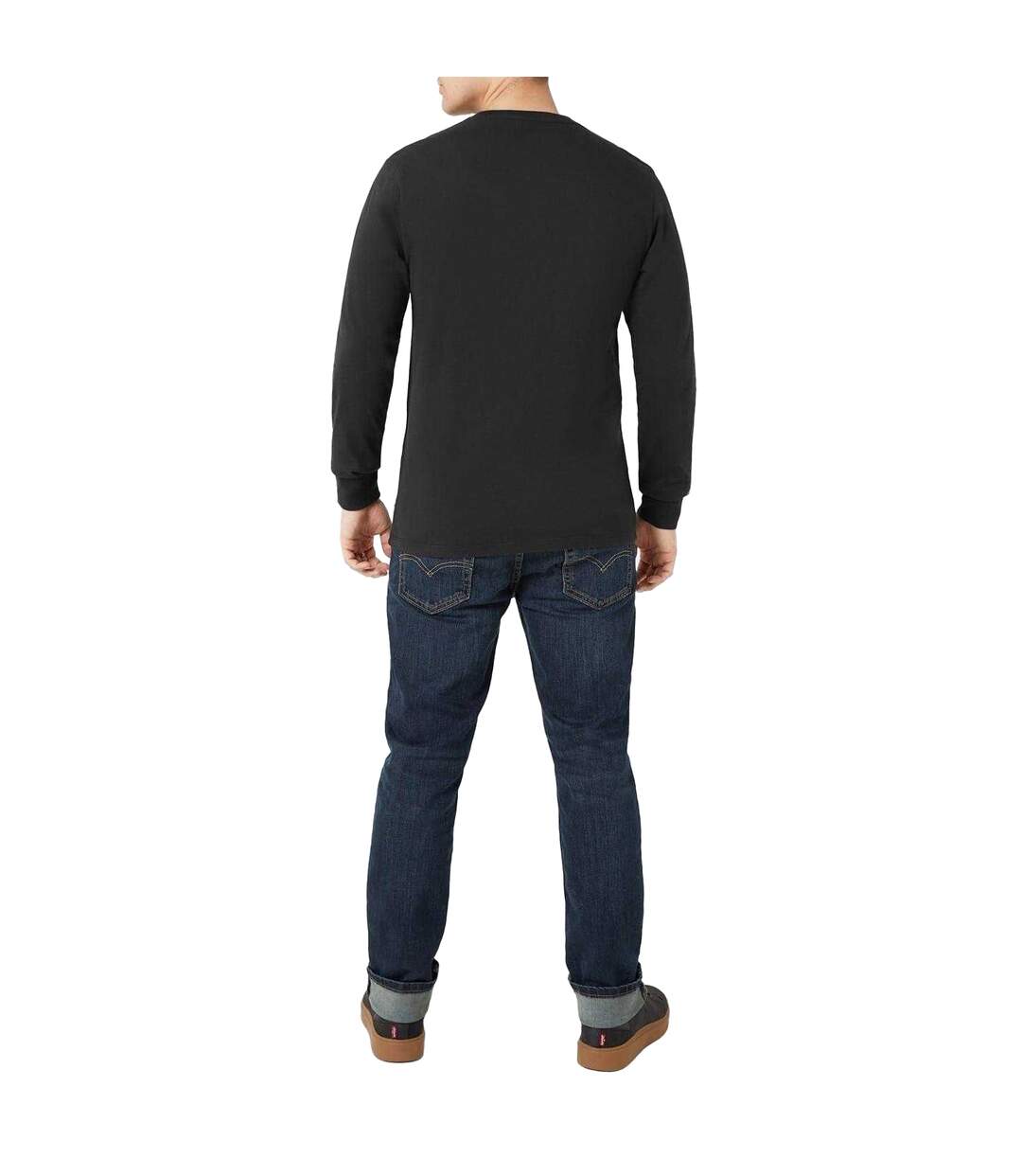 T-shirt Motif/style Ailes De Chauve-souris Homme Noir Levis-3