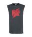 Débardeur Sans Manches Rebel Rebel Adulte Charbon Amplified-1