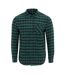 Chemise Motif/style À Carreaux Homme Vert Noir Firetrap-1