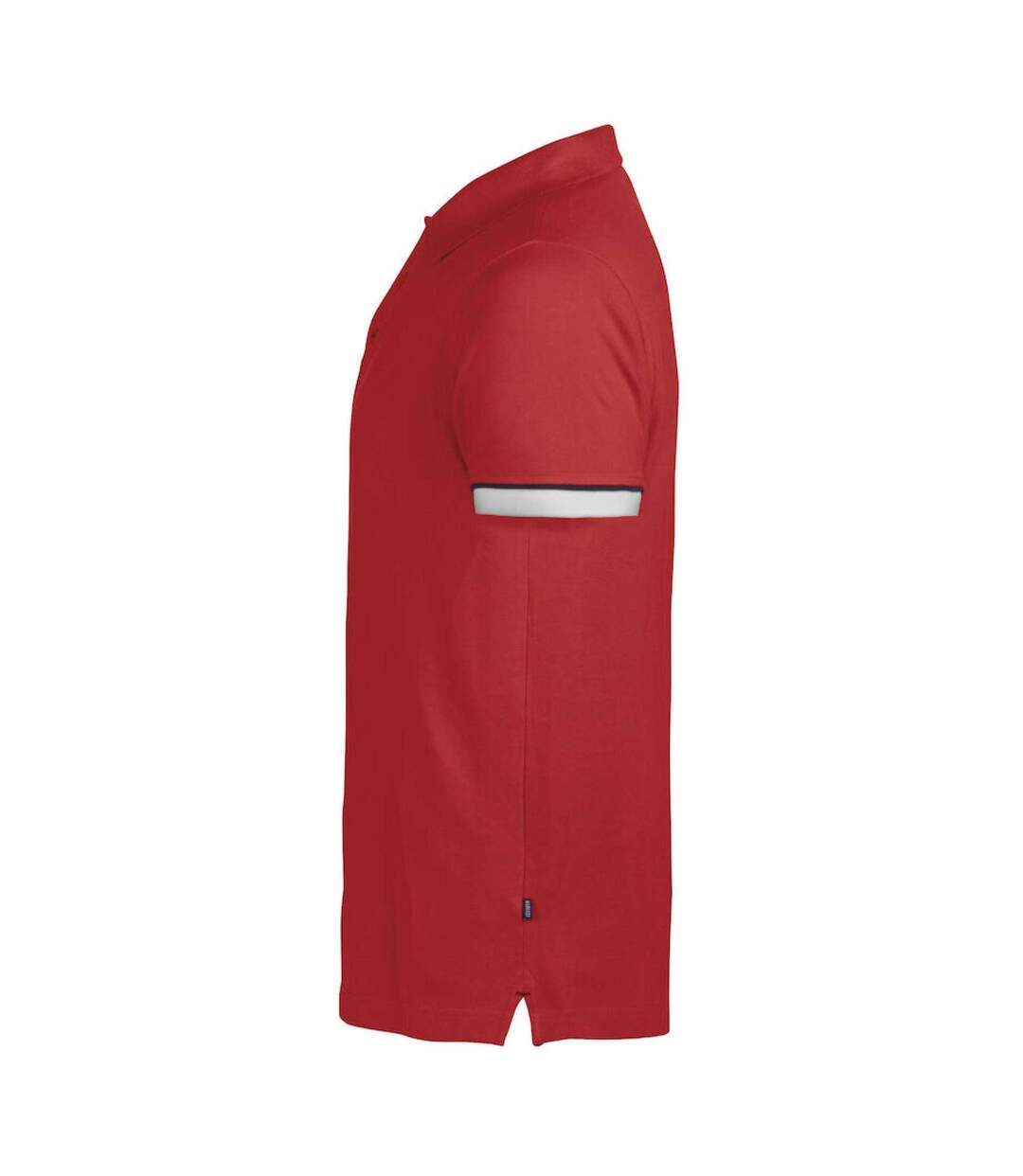 Polo Anderson Homme Rouge James Harvest-3