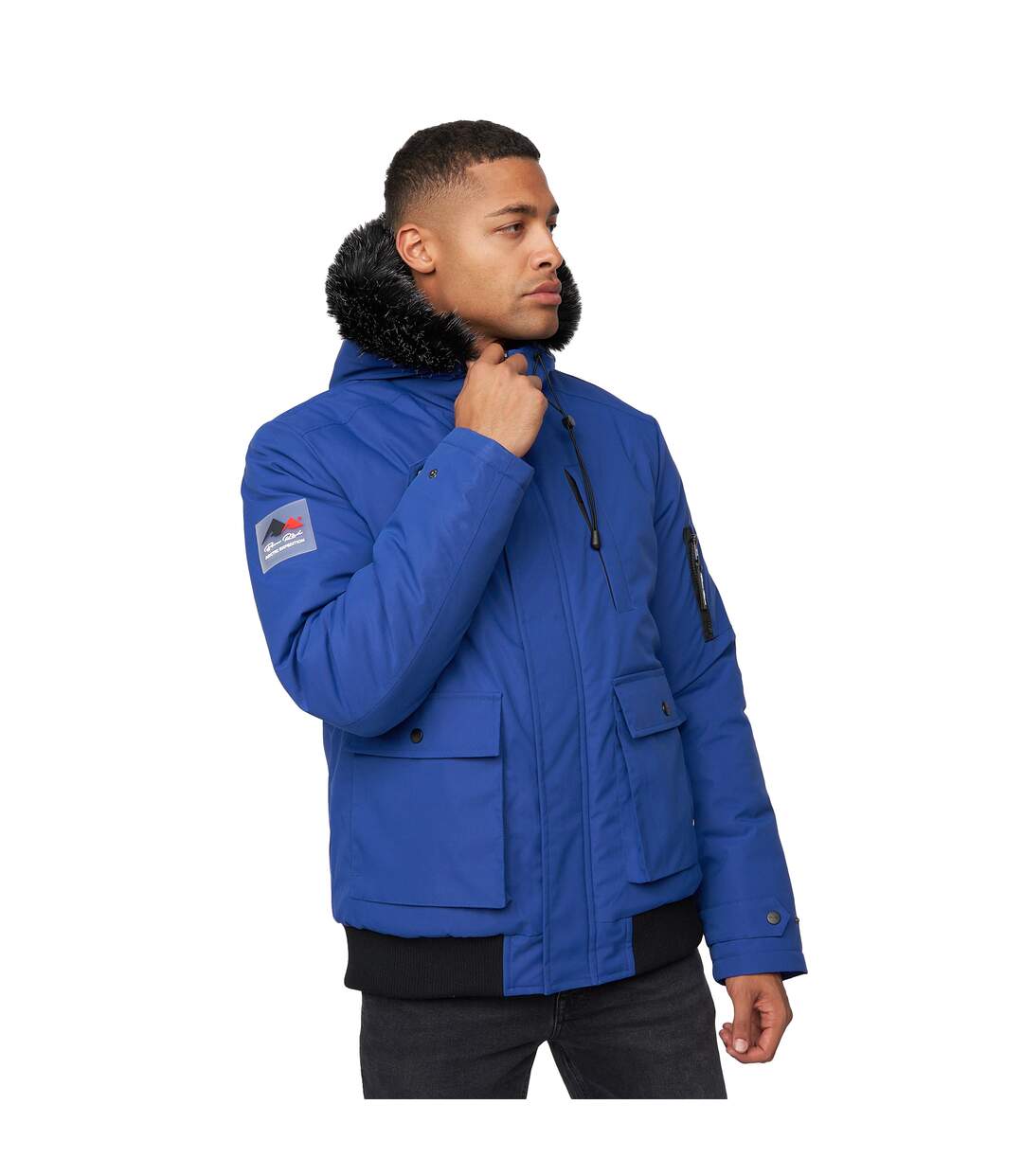 Blouson D´aviateur Emarnos Homme Bleu Born Rich-2