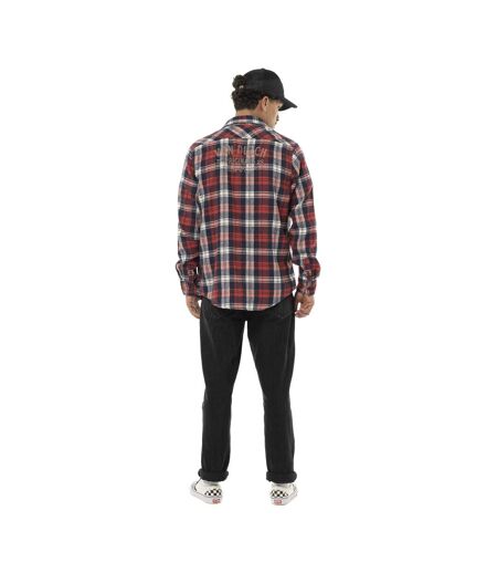 Chemise homme manches longues en flanelle à carreaux logo dos Tyler Vondutch