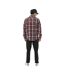 Chemise homme manches longues en flanelle à carreaux logo dos Tyler Vondutch-5