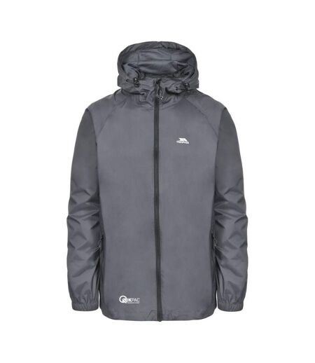 Veste Imperméable Qikpac Adulte Gris Anthracite Trespass