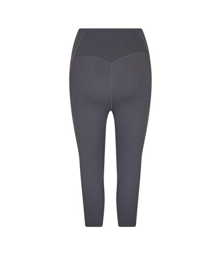 Legging Motif/style Court Femme Anthracite USA Pro