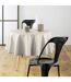 Nappe Ronde Mini Vichy 160cm Naturel-3