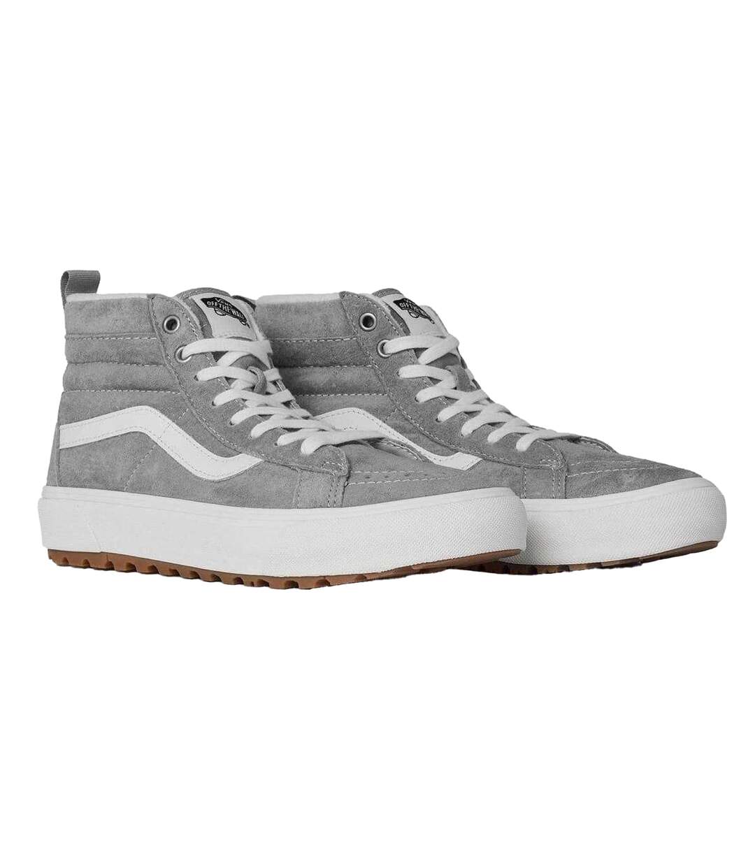 Baskets Montantes Motif/style Rayure Latérale Femme Bruine Vans-4