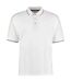 Polo St Mellion Homme Blanc Bleu Marine Kustom Kit-1