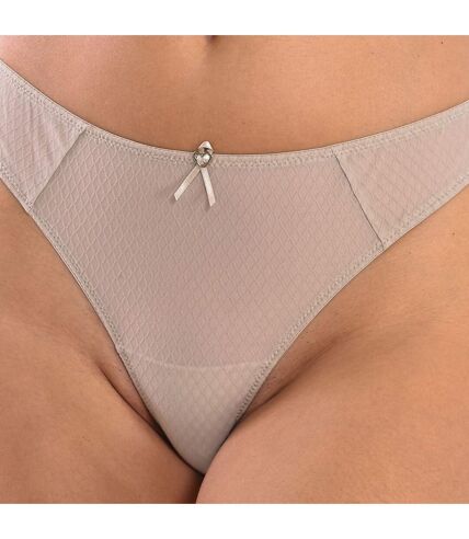 Thong with elastic fabric for women, SONIA model. Elegant, comfortable and with a perfect fit.