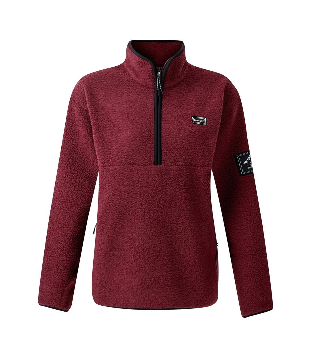 Womens/ladies Slide Out Fleece Top Fig Dare 2B-1