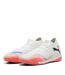 Mens Future 8 Match Flat Indoor Football Shoes  White Puma-1