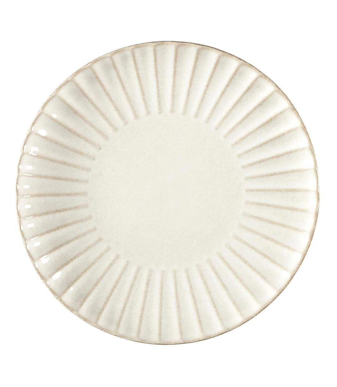 Lot de 6 Assiettes à Dessert Vlora 21cm Beige-1