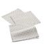 Lot de 3 Serviettes de Table Azelia 40x40cm Gris-1