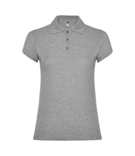 Polo Star Femme Gris Chiné Roly