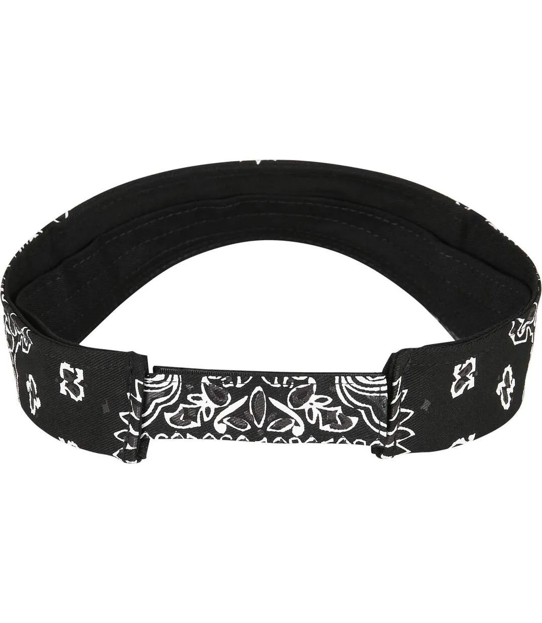 Visière Motif/style Cachemire Noir Flexfit-2