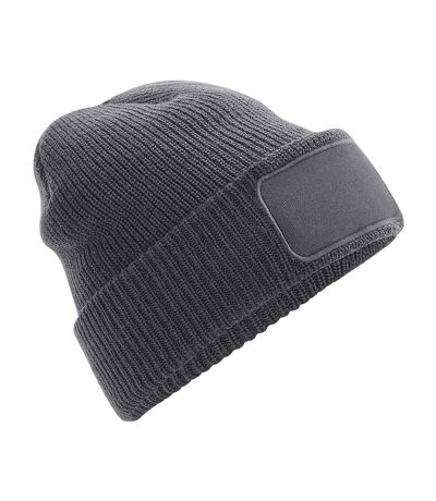 Mens thinsulate printers beanie graphite grey Beechfield