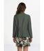 Veste saharienne sans col manches longues-2