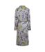 Robe Portefeuille Motif/style Floral Chine Femme Vert Off White-3