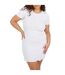 Robe Courte Femme Blanc Brave Soul-2
