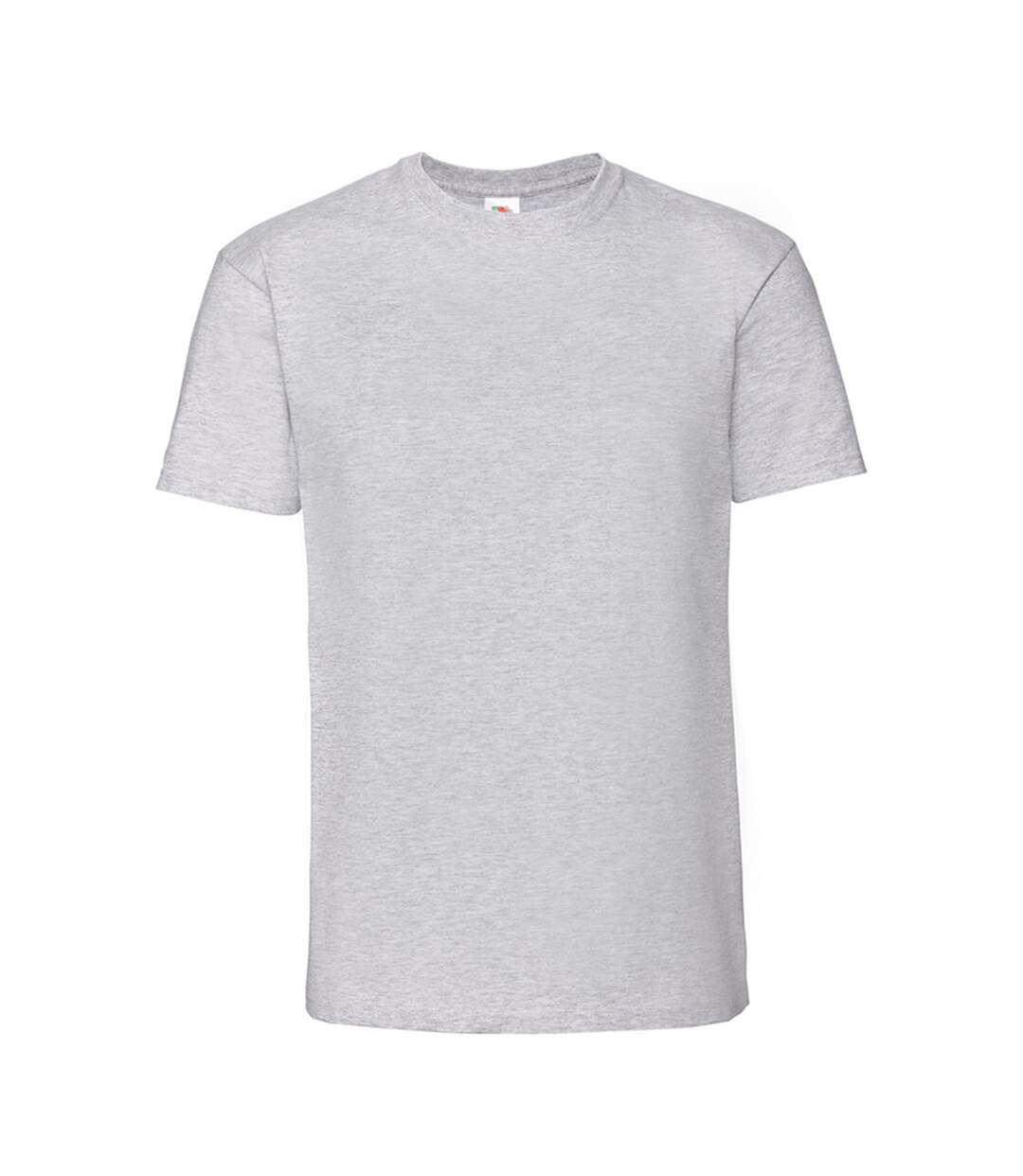 Mens Iconic Premium Ringspun Cotton T-shirt Heather Grey Fruit Of The Loom-1