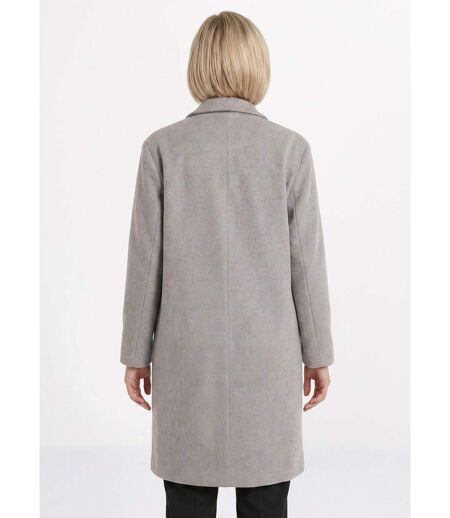 Manteau double boutonnage col tailleur
