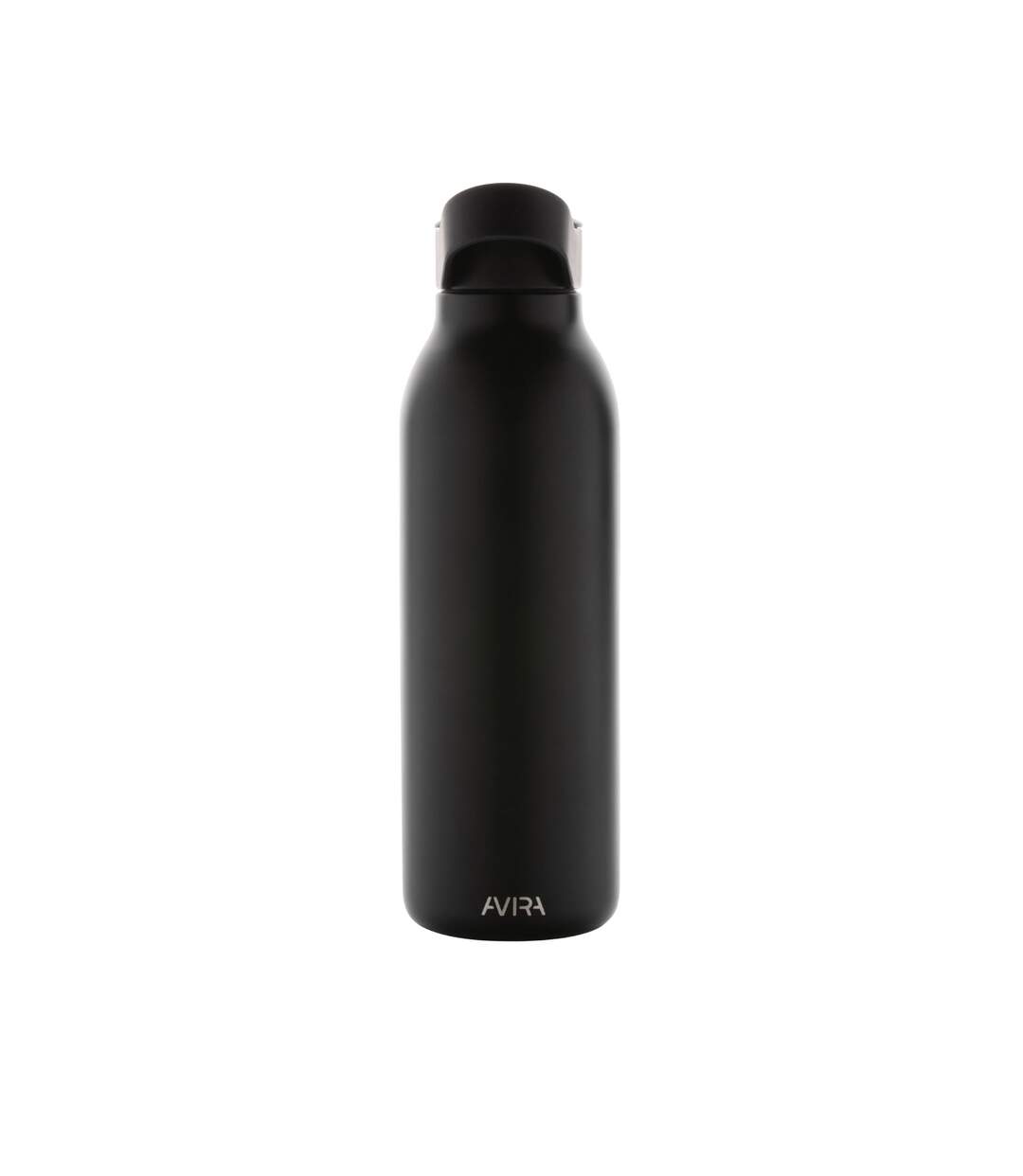 Ara flip top recycled stainless steel 500ml water bottle one size black Avira-3
