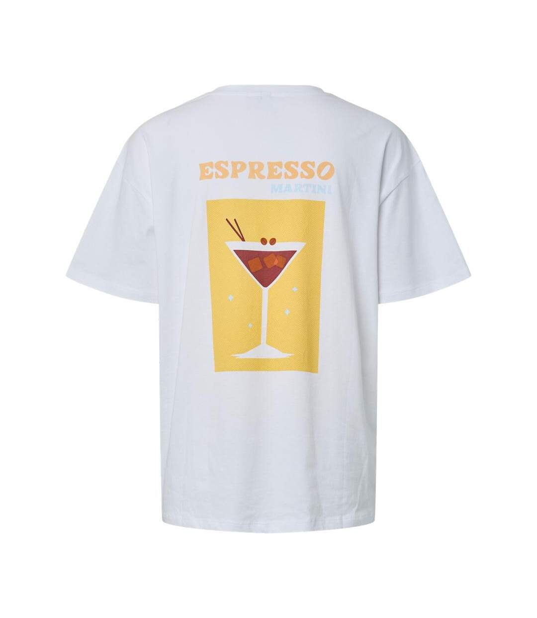T-Shirt blanc femme pieces fasty oversize-2