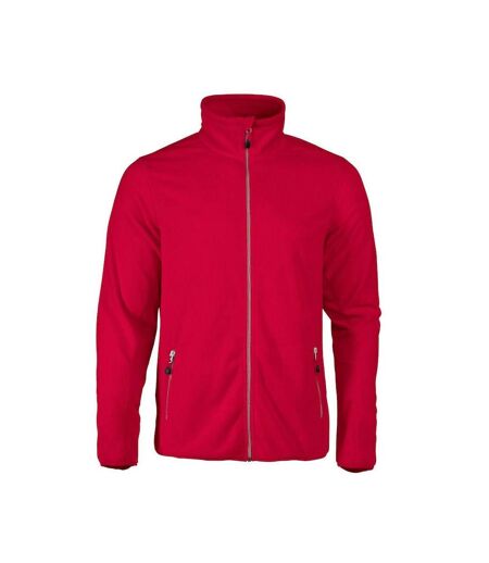 Mens Twohand Fleece Jacket Red Printer RED