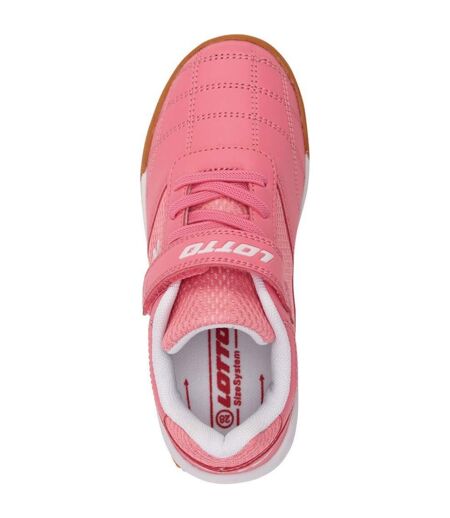 Baskets Whizzer Enfant Rose Lotto