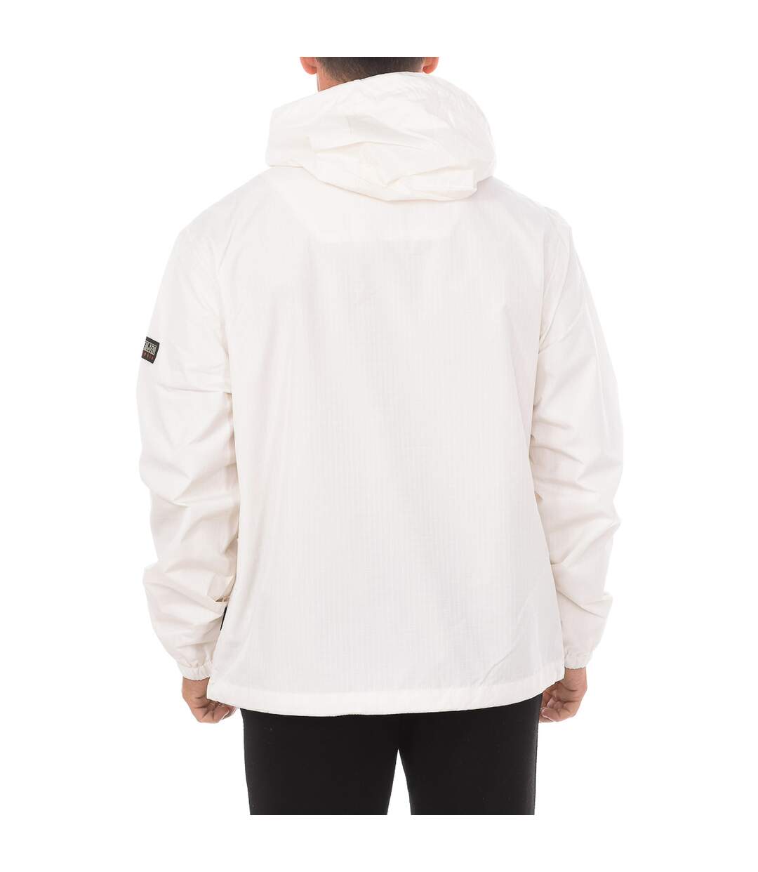 Hooded jacket with high collar NP0A4GCE man