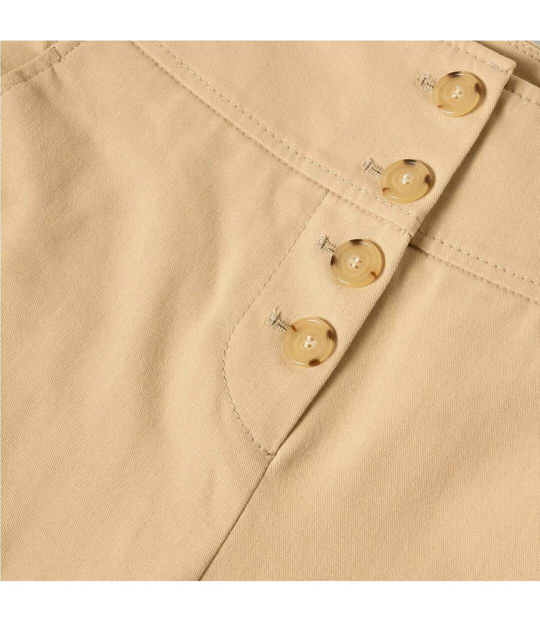 Womens/ladies Tailored Trousers Medium Beige Boss-3