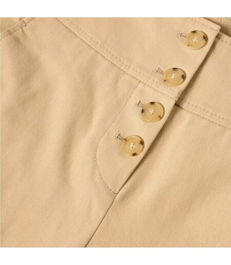 Womens/ladies Tailored Trousers Medium Beige Boss