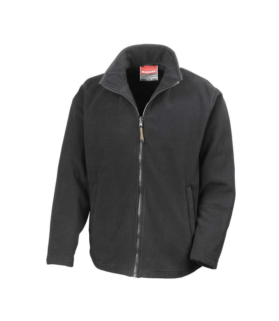 Result Mens High Grade Microfleece Horizon Showerproof Breathable Jacket (Black) - UTBC854