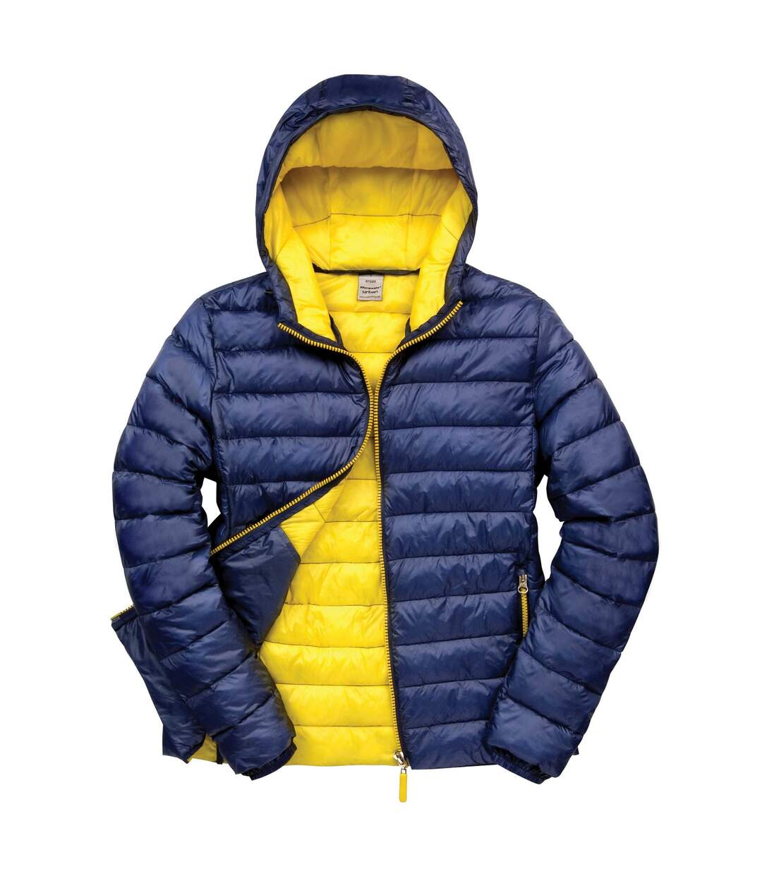 Doudoune matelassée snow bird homme bleu marine / jaune Result Urban