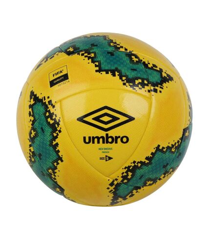 Umbro - Ballon de foot NEO SWERVE PREMIER FQ (Jaune / Noir / Vert / Toucan) (Taille 5) - UTUO1893