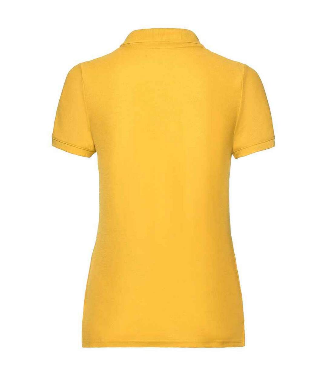 Womens/ladies lady fit piqué polo shirt sunflower Fruit of the Loom-2