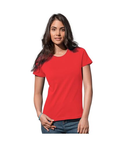 Stedman Womens/Ladies Classic Organic T-Shirt (Scarlet Red) - UTAB458