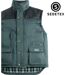 WORKER BI-MATIÈRE V501 — Gilet sans manches vert US : robustesse et isolation thermique-4