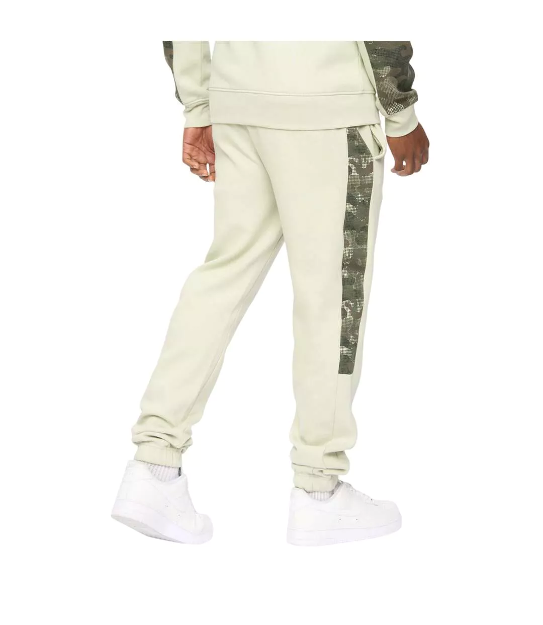Pantalon De Jogging Branton Homme Vert Kaki Clair Crosshatch-3