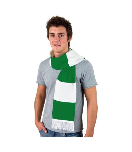 Echarpe Épaisse Thermique Tricotée Homme Taille Unique Blanc Vert Result