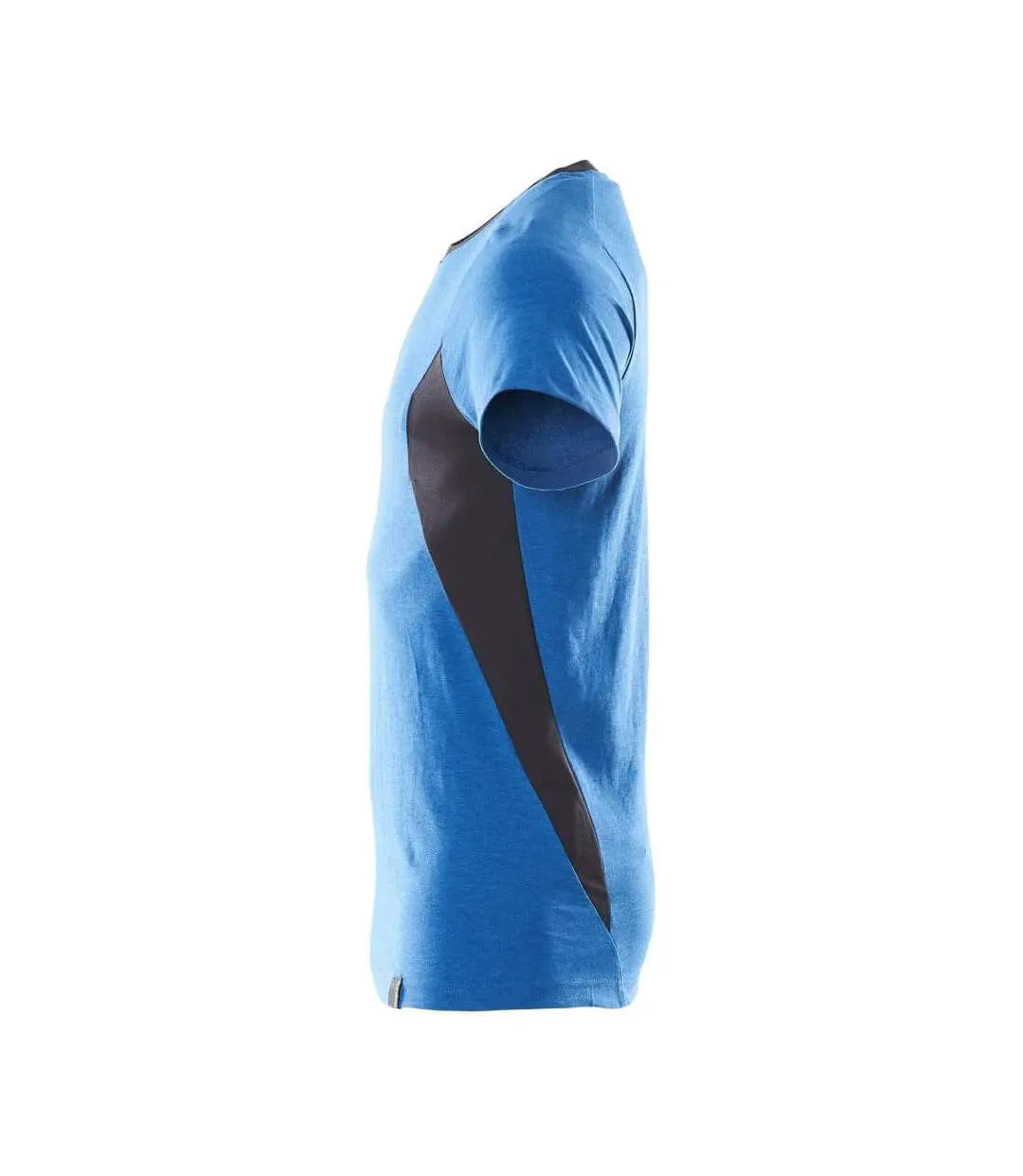 T-shirt Motif/style Détail Contrasté Accelerate Homme Azur Bleu Marine Foncé Mascot-2